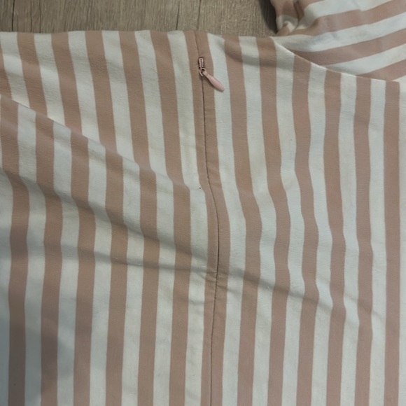 MoveMama Full-Zip Pink and White Striped Shirt Size XL - Picture 2 of 3